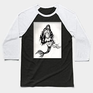 Something In The Water (Dark Mermaid Series) Baseball T-Shirt